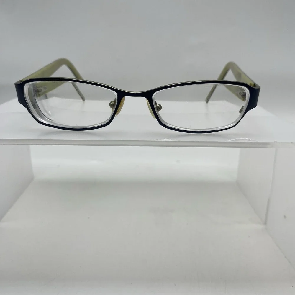 Ted Baker Eyeglasses FRAME ONLY Piroquette 49-16-135 Black Green 564
